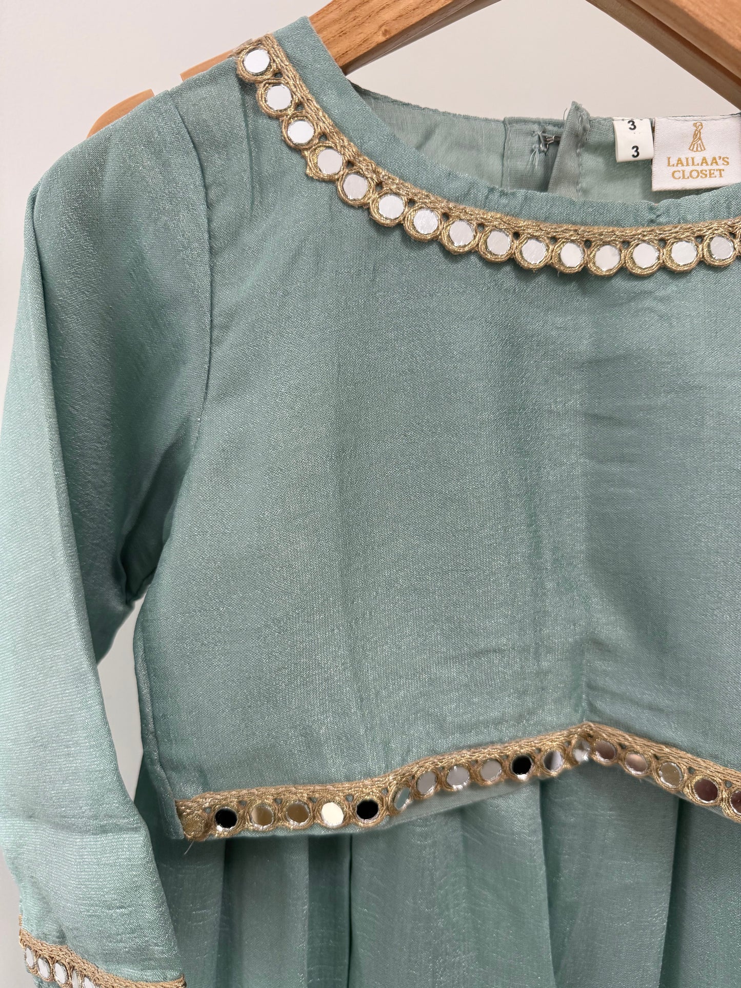 Mirrored lengha - Sea Blue
