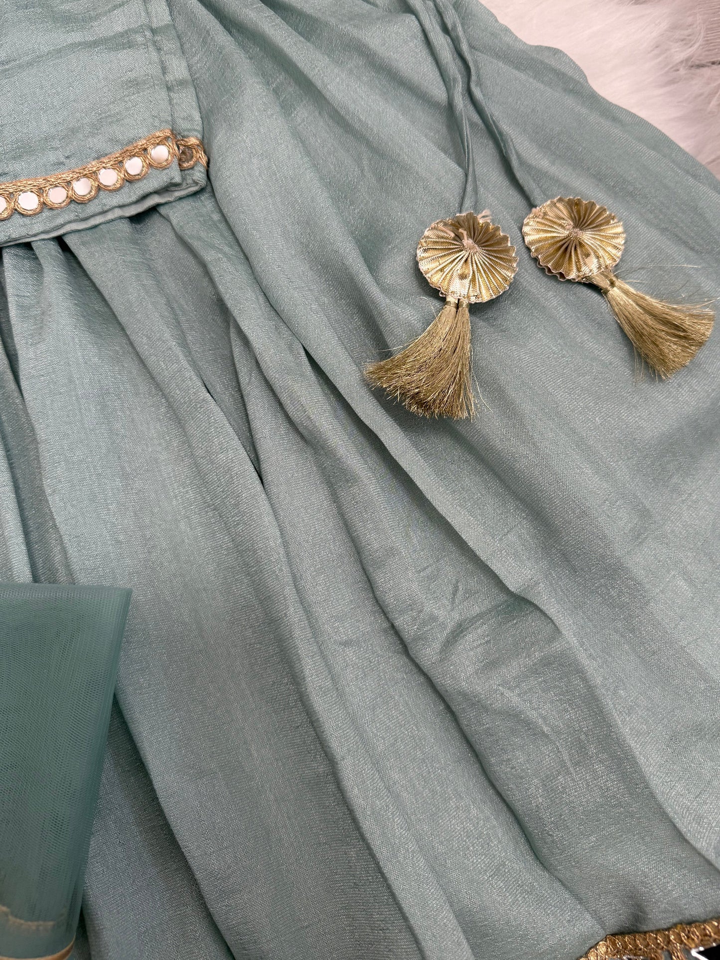 Mirrored lengha - Sea Blue